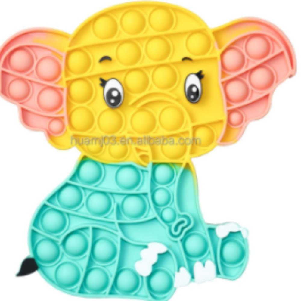 Large Fidget Toy Pop Its Elephant